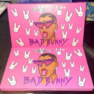 New Bad Bunny Favor Beauty Pink Makeup palette